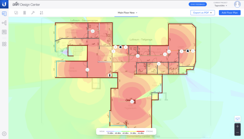 WiFi Planung Altentagesstätte